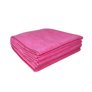 Zachte Tricot Doek 40 x 40 cm roze