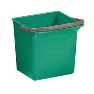 Seau pour chariot 6L vert