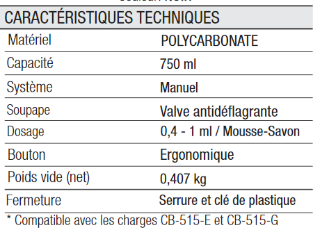 Distributeur de Savon main