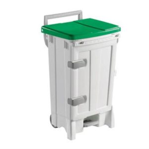 poubelles a pedale et couvercle colore pb 1501