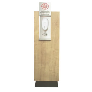 Totem gel hydroalcoolique automatique