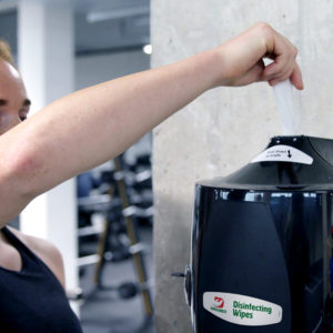 Dreumex Disinfecting Wipes Wall Mount Dispenser 800ct Refill II
