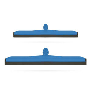 RACLETTE SOL PVC BLUE 45CM 55CM AVEC MOUSSE NOIR