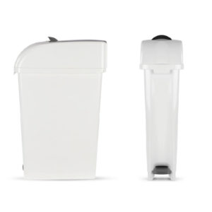 VROUWELIJKE HYGINEBAK 23 LITER WIT ABS III