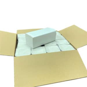 Essuie mains ZZ – 2 plis blanc gaufrés H3 pack