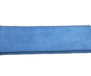 microfibre tricot luxe 80 x 40 cm bleue